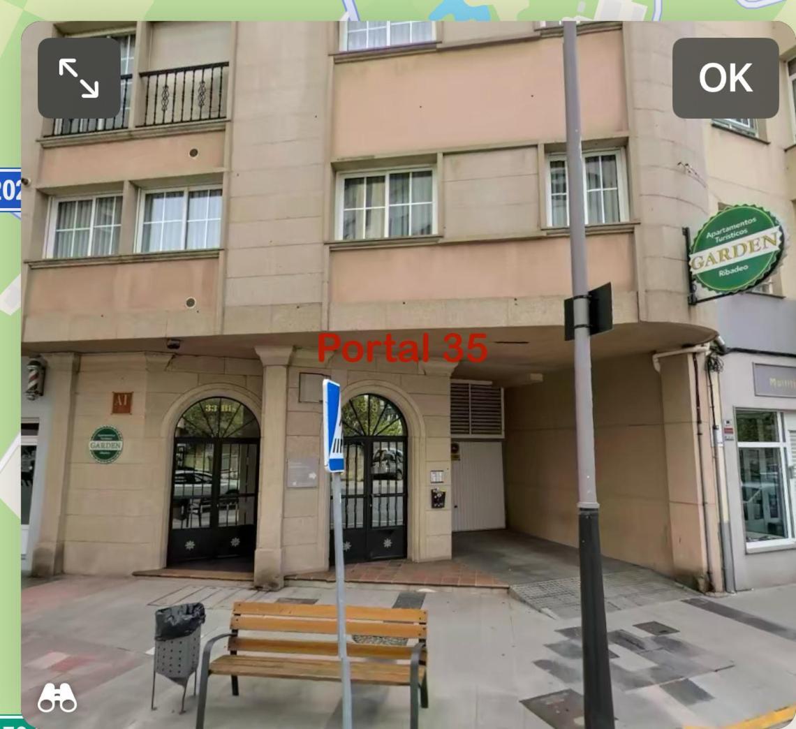 Duplex Olas De Рибадео Экстерьер фото